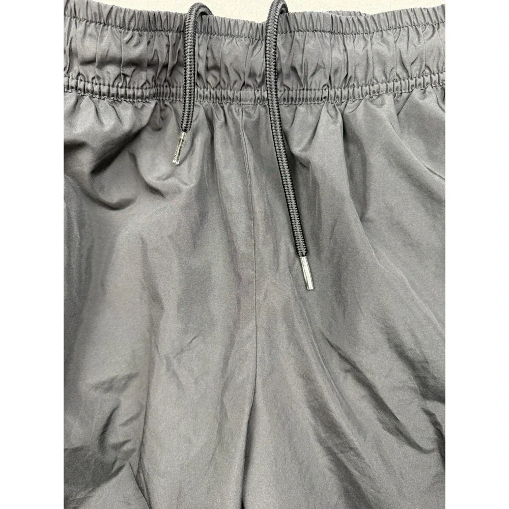 Nike Wmns Black Sportswear Swooshie Jogger Pants Elastic Waist Drawstring MD